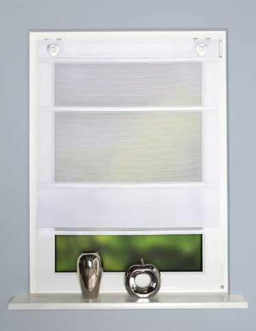 Magnetrollo Bambusoptik weiß 45/60/70/80/100x130/210cm