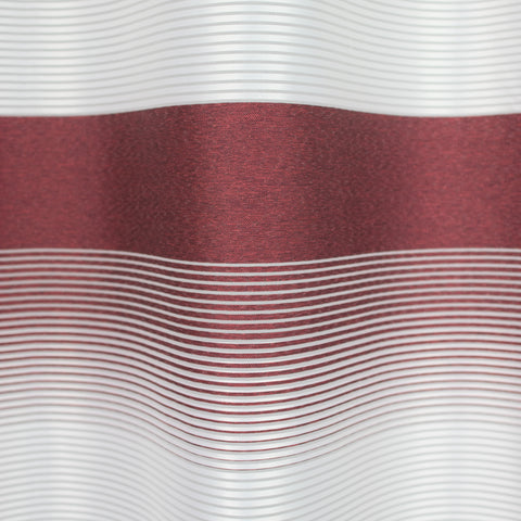 Ösenschal Deko Querstreifen rot bordeaux 140x245cm 2421