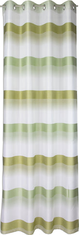 Ösenschal Deko Querstreifen grün 140x245cm 2421