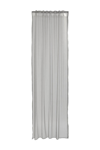Fertigschal Nian silber mit verdeckter Schlaufe BxH 140x245cm