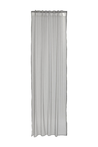 Fertigschal Nian silber mit verdeckter Schlaufe BxH 140x245cm