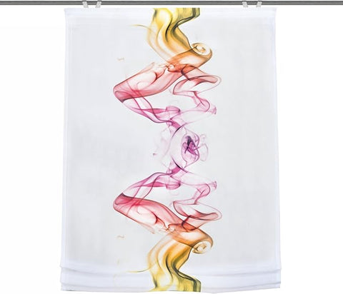 Digitaldruck bedrucktes Raffrollo Chester multicolor BxH 45x140cm