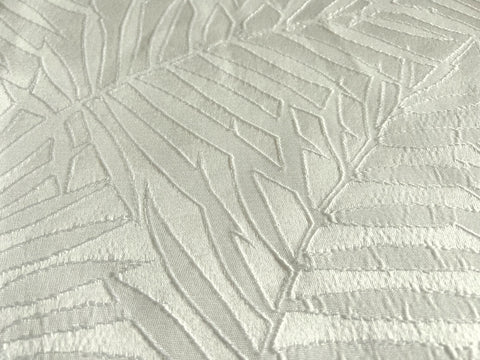 Ösenschal "Sienna" natur Blätter BxH 140x235cm
