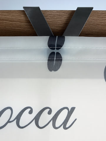 Bändchen Raffrollo Cafe creme 60/80/100x140cm