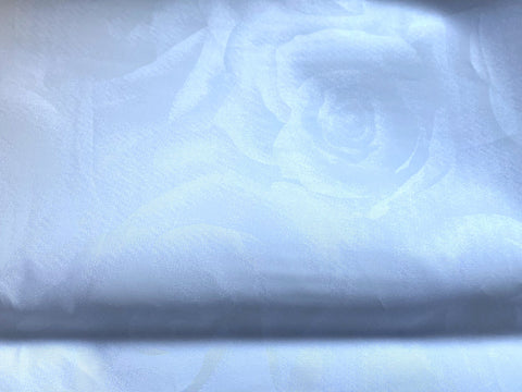 Textil-Duschvorhang Roses weiß BxH 180x200cm