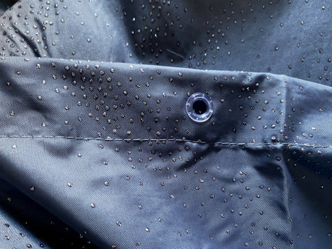 Textil-Duschvorhang Strass grau silber BxH 180x200cm