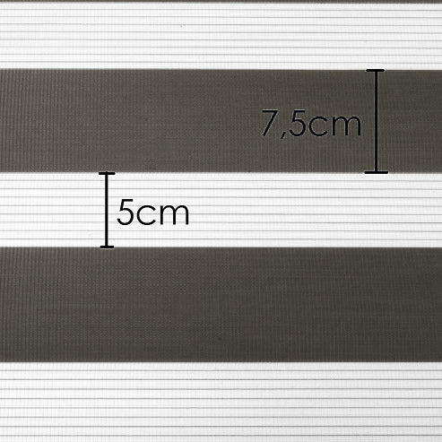 Klemmfix Click 3 in1 Doppelrollo nach Maß grau