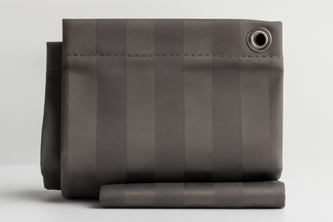 Textil-Duschvorhang Hilton anthrazit BxH 180x200cm