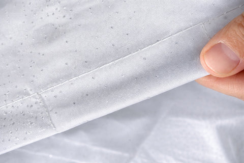 Textil-Duschvorhang  Strass weiß silber BxH 180x200cm