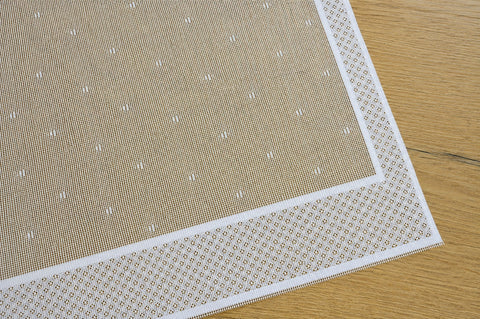 Schlaufenschal Prinzessin mit verdeckten Schlaufen transparent BxH 140x245cm