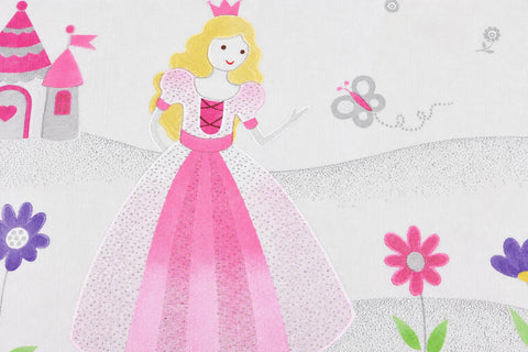 Schlaufenschal Prinzessin mit verdeckten Schlaufen transparent BxH 140x245cm