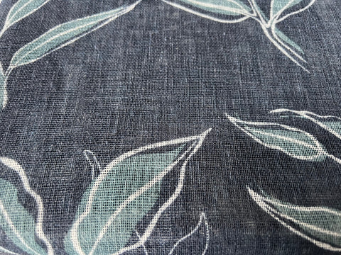 Ösenschal Evander blau BxH 140x245cm