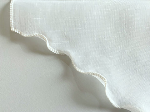 Design Kuvert bedruckt Zitrone gelb BxH 60x90cm Scheibengardine 4087