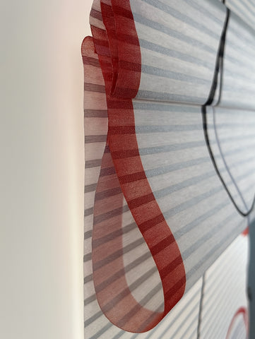 Magnetrollo Vitus rot inkl. Haken BxH 45/60/80/100x130cm