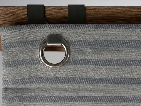 Magnetrollo Querstreifen Deko  grau 45/60/80/100x130cm Rollo Easyfix Raffrollo
