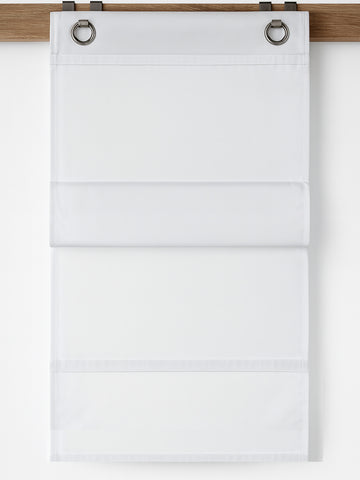 Magnetrollo Deko weiß 45/60/80/100x130cm Rollo Easyfix Raffrollo inkl. Haken