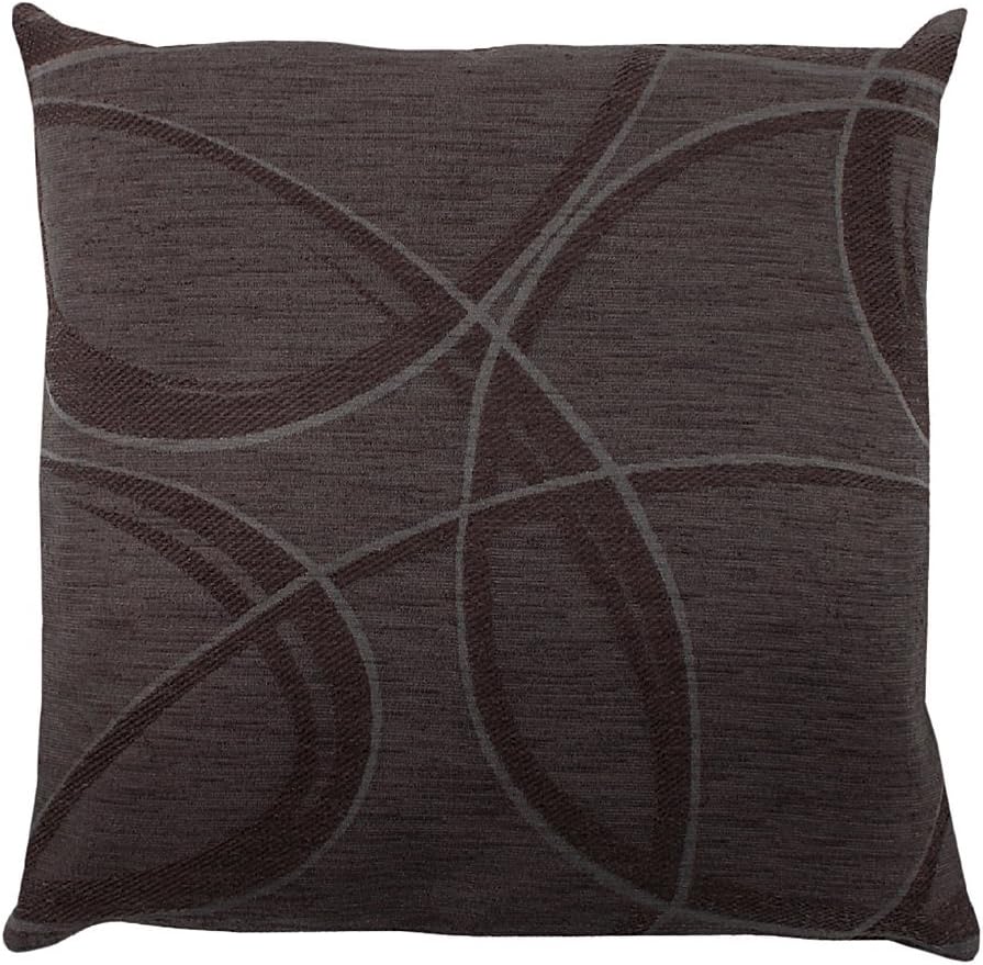 Kissenhülle "Merlind" anthrazit 40x40 cm mit Reißverschluß