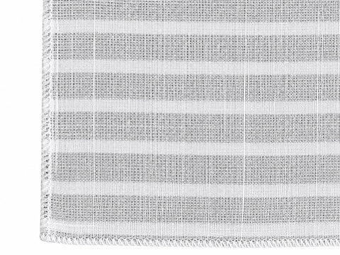 Design Mini Flächenvorhang Set weiß taupe Scheibengardine 4014-09
