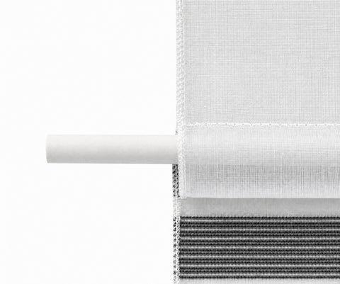 Design Mini Flächenvorhang Set anthrazit Scheibengardine 4027-02