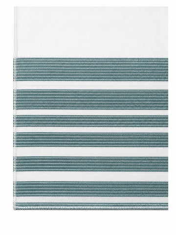 Design Mini Flächenvorhang Set petrol Scheibengardine 4027-04