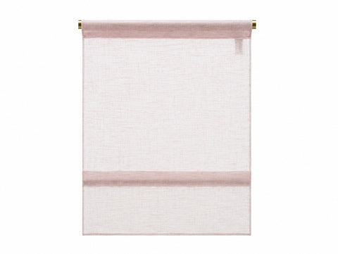 Mini Flächenvorhang Set grau rose rosa Bistrogardine 3tlg./4tlg. Scheibengardine