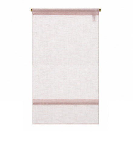 Mini Flächenvorhang Set grau rose rosa Bistrogardine 3tlg./4tlg. Scheibengardine