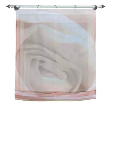 Digital bedrucktes Raffrollo Rosario sand BxH 80/100x140cm