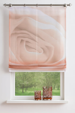 Digital bedrucktes Raffrollo Rosario sand BxH 80/100x140cm