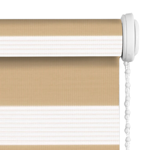 Classic Doppelrollo beige nach Maß