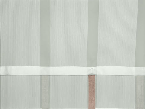 Design Schlaufen Scheibengardine rose taupe BxH 45x150cm