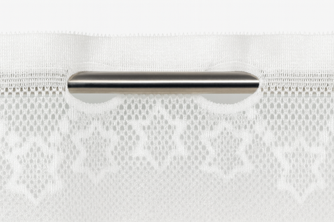 Scheibengardine Weihnachtsmann Schneemann HxB 50x135cm 2374