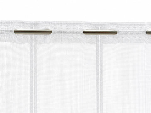 Scheibengardine Weihnachtsmann Geschenk HxB 50x140cm