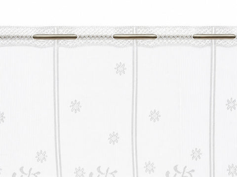 nach Maß Scheibengardine Weihnachten Weihnachtsmann Rentier Höhe 50cm