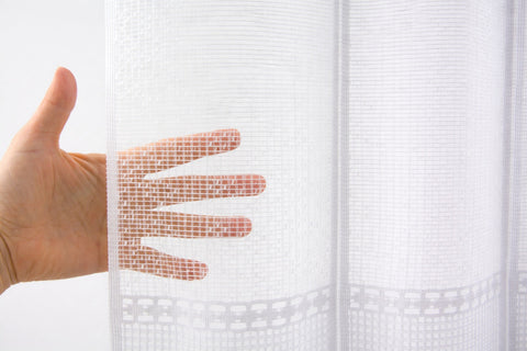 Scheibengardine Jacquard nach Maß