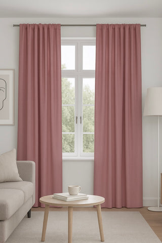 Schlaufenschal Kotka mit Schlaufenband rot BxH 135x245cm