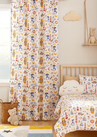 Schlaufenschal Ahoi weiß BxH 135x175/245cm