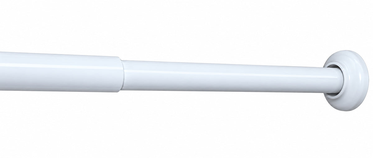 Teleskop - Duschstange 70-120cm weiß