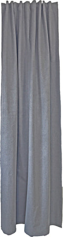 Full Blackout Verdunklungsvorhang silber grau 135x245cm