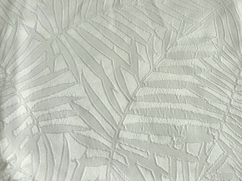 Ösenschal "Sienna" natur Blätter BxH 140x235cm