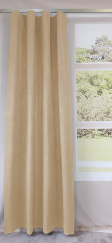 Full Blackout Verdunklungsvorhang beige creme 135x245cm