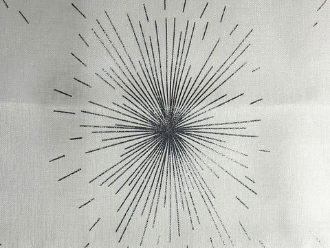 Magnetrollo Glitzer silber weiß inkl. Haken BxH 45/60/80/100x130cm