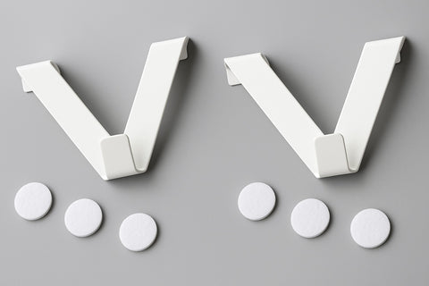 Easyfix Aluminium-Fensterhaken 2er Pack weiß