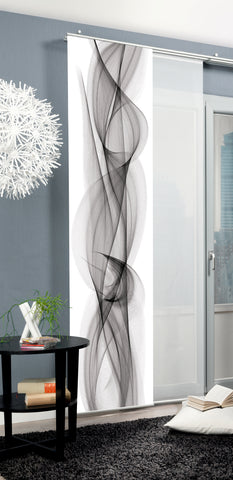 Flächenvorhang Bolge grau BxH 60x245cm