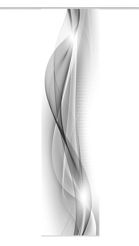 Flächenvorhang Neblana grau BxH 60x245cm