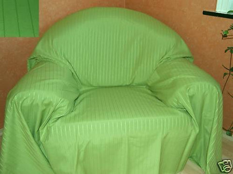 Überwurf Sofaüberwurf Tagesdecke grün 275 x 275cm Textil schmutzabweisend