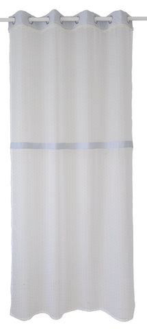 Ösenschal mit Perlenbesatz apricot 140x245cm