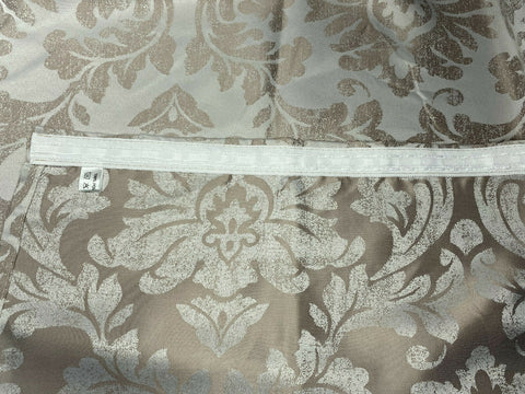 Fertigschal Jasmin taupe BxH 140x175/245cm