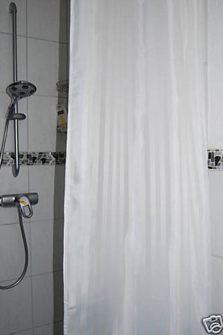 Textil-Duschvorhang Hilton weiß BxH 180x200cm
