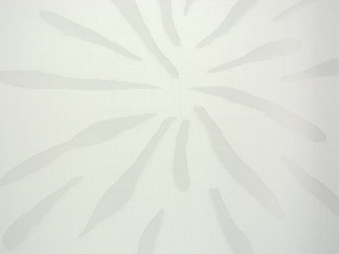Flächenvorhang Schiebevorhang Blume weiß BxH 60x245cm Schiebegardine transparent