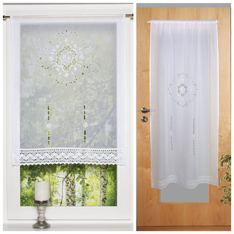 Fenster-Tür-Behang Leinenstruktur für Fenster oder Tür